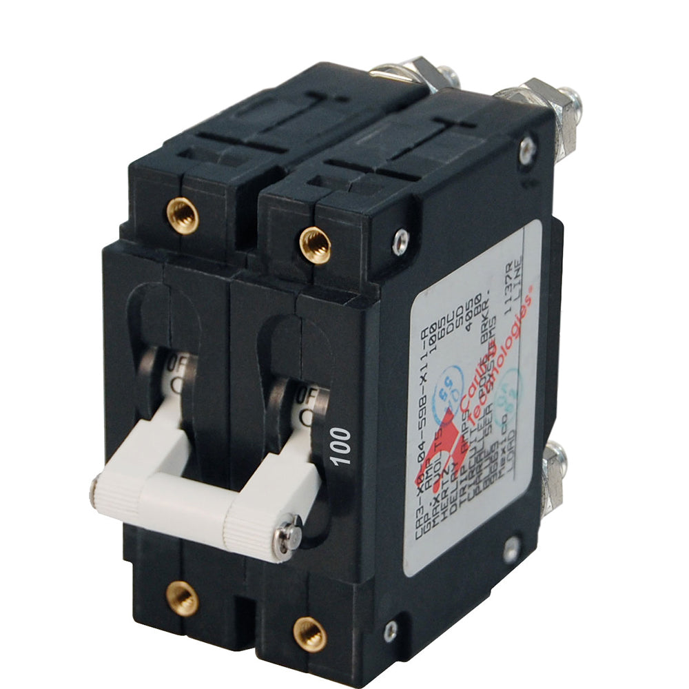 Blue Sea 7258 CSeries Double Pole Circuit Breaker  100A 7258