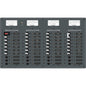 Blue Sea 8095 AC Main 8 Positions  DC Main 29 Positions Toggle Circuit Breaker Panel   White Switches 8095