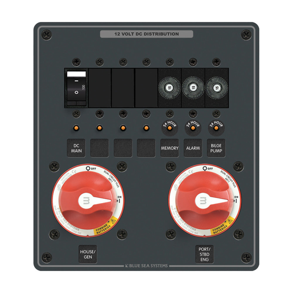 Blue Sea 8689 mSeries Dual Circuit Plus 2 of PN 6011 8689