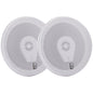 PolyPlanar MA8506 6 200 Watt Titanium Series Speakers  White MA8506W