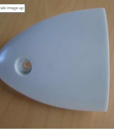 Clam Shell Scupper (White) image 0