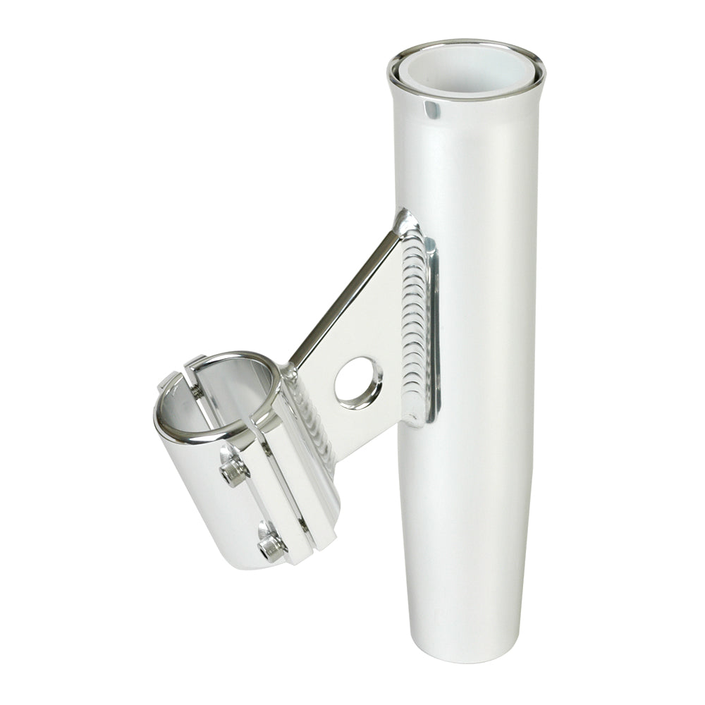 Lees ClampOn Rod Holder  Silver Aluminum  Vertical Mount  Fits 1660 OD Pipe RA5003SL