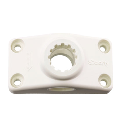 Scotty Combination Side  Deck Mount  White 241WH