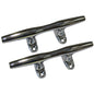 Perko 4 Open Base Cleat  Chrome Plated Zinc  Pair 1188DP4CHR