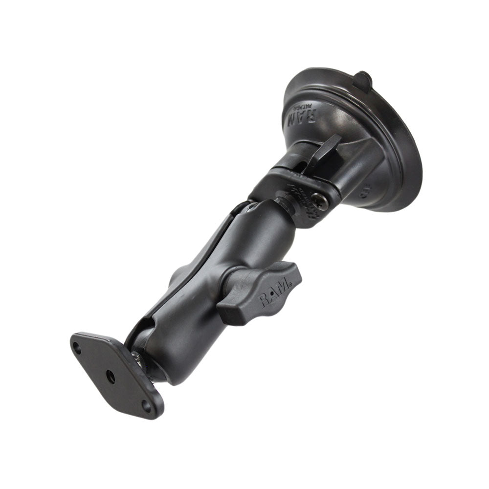 RAM Mount Base Suction Mount Twist Lock  Requires RAM Cradle RAMB166U