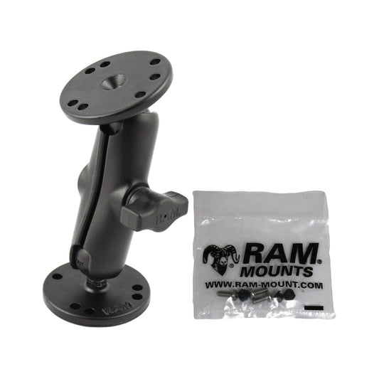 RAM Mount Double Socket Arm fGarmin Marine Fixed Mount GPS 1 RAMB101G2U