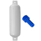 Polyform G4 Twin Eye Fender 65 x 22 White wAdapter G4 WHITE WAIR ADAPTER