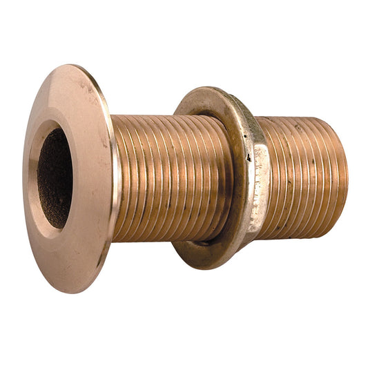 Perko 2 ThruHull Fitting wPipe Thread Bronze MADE IN THE USA 0322009PLB