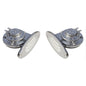 Schmitt Marine Mini Stainless Steel Dual DropIn Horn wStainless Steel Grills High  Low Pitch 10055