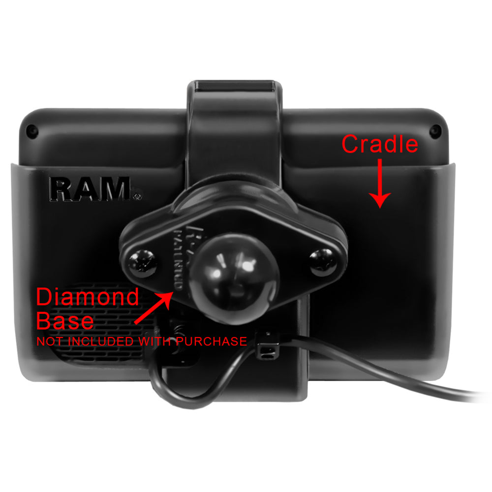 RAM Mount Cradle fGarmin dezl Series RAMHOLGA43U