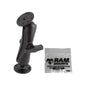 RAM Mount Double Socket Arm fGarmin Fixed Mount GPS  15 RAM101G2U
