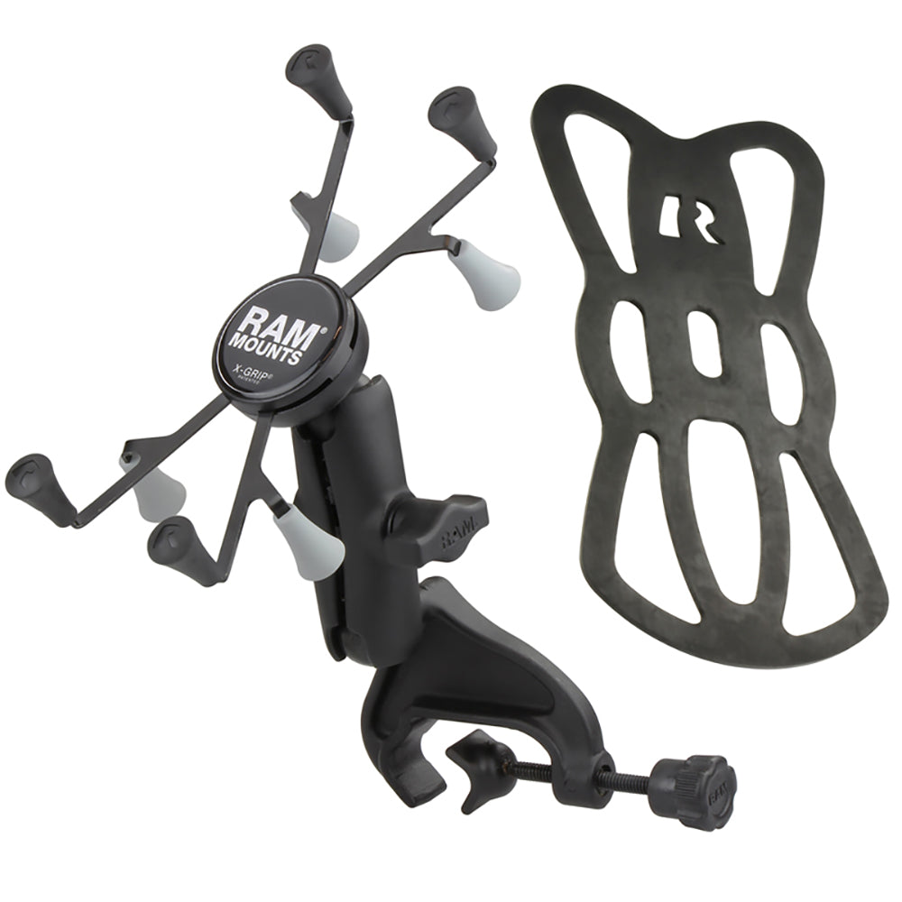 RAM Mount Yoke Clamp Mount wXGrip II RAMB121UN8U