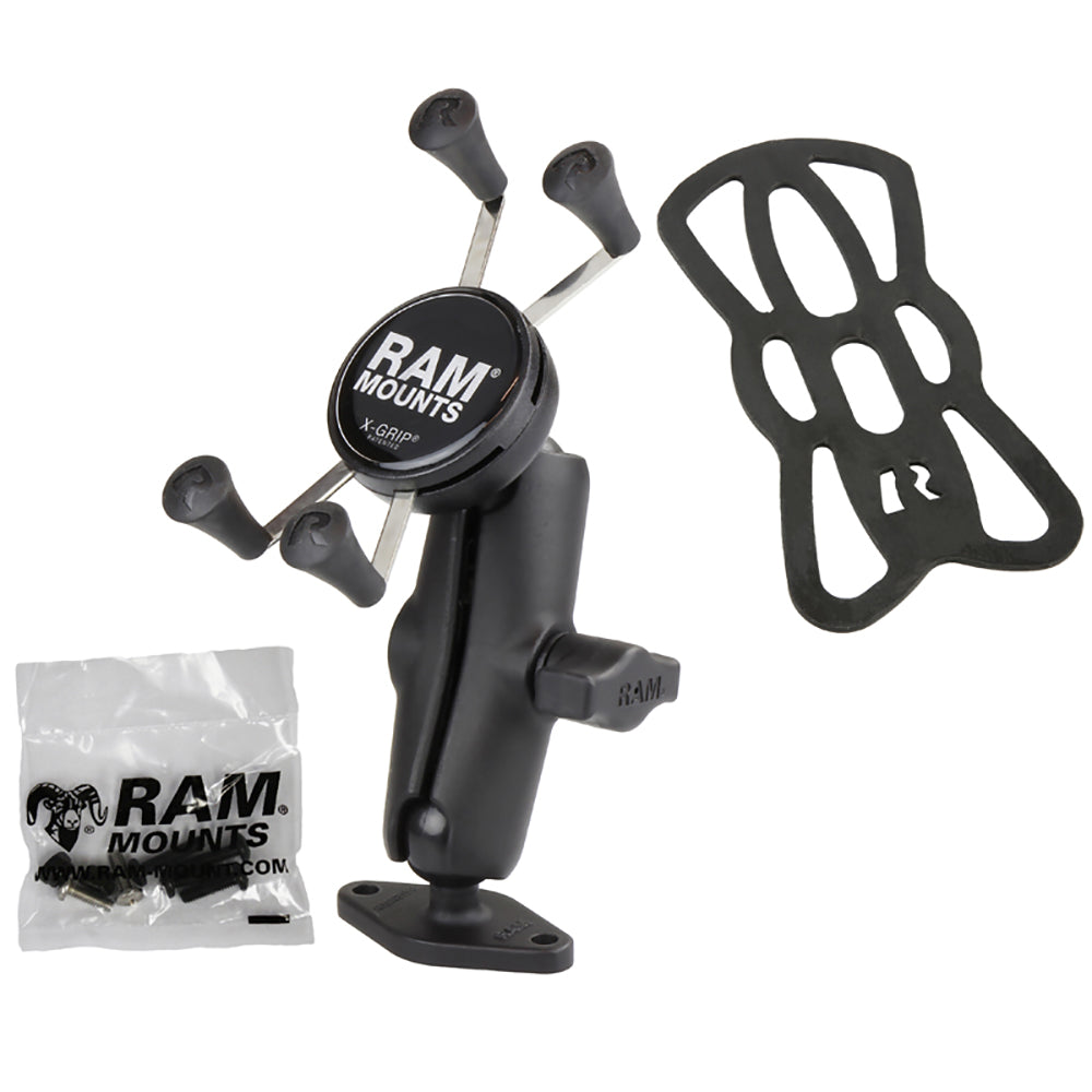 RAM Mount Universal XGrip Holder Diamond Base Surface Mount RAMB102UN7U