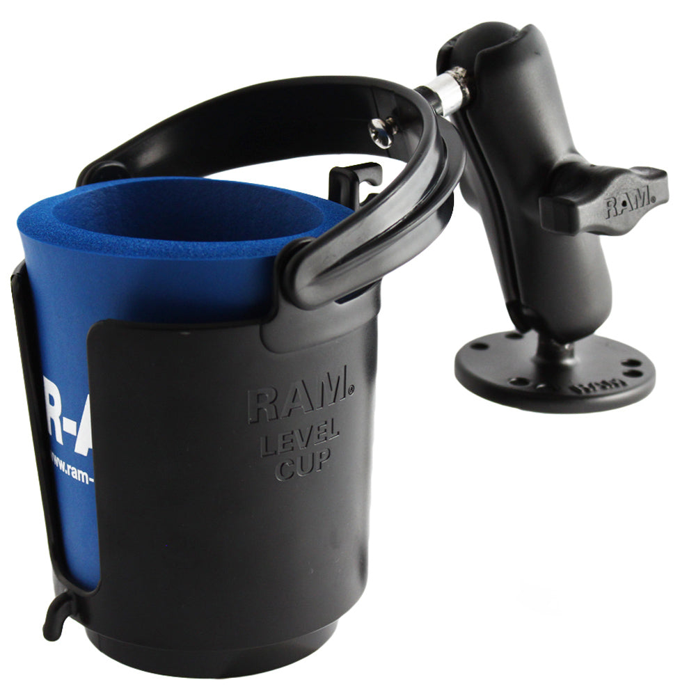 RAM Mount Drink Cup Holder wSurface Mount RAMB132U