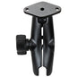 RAM Mount Double Socket Arm wDiamond Base RAMB103238U