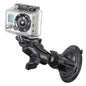 RAM Mount GoPro Hero Short Arm Suction Cup Mount RAMB166AGOP1U