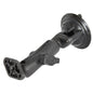 RAM Mount Composite Twist Lock Suction Cup wDouble Socket Arm  Double Base Adapter RAPB166U