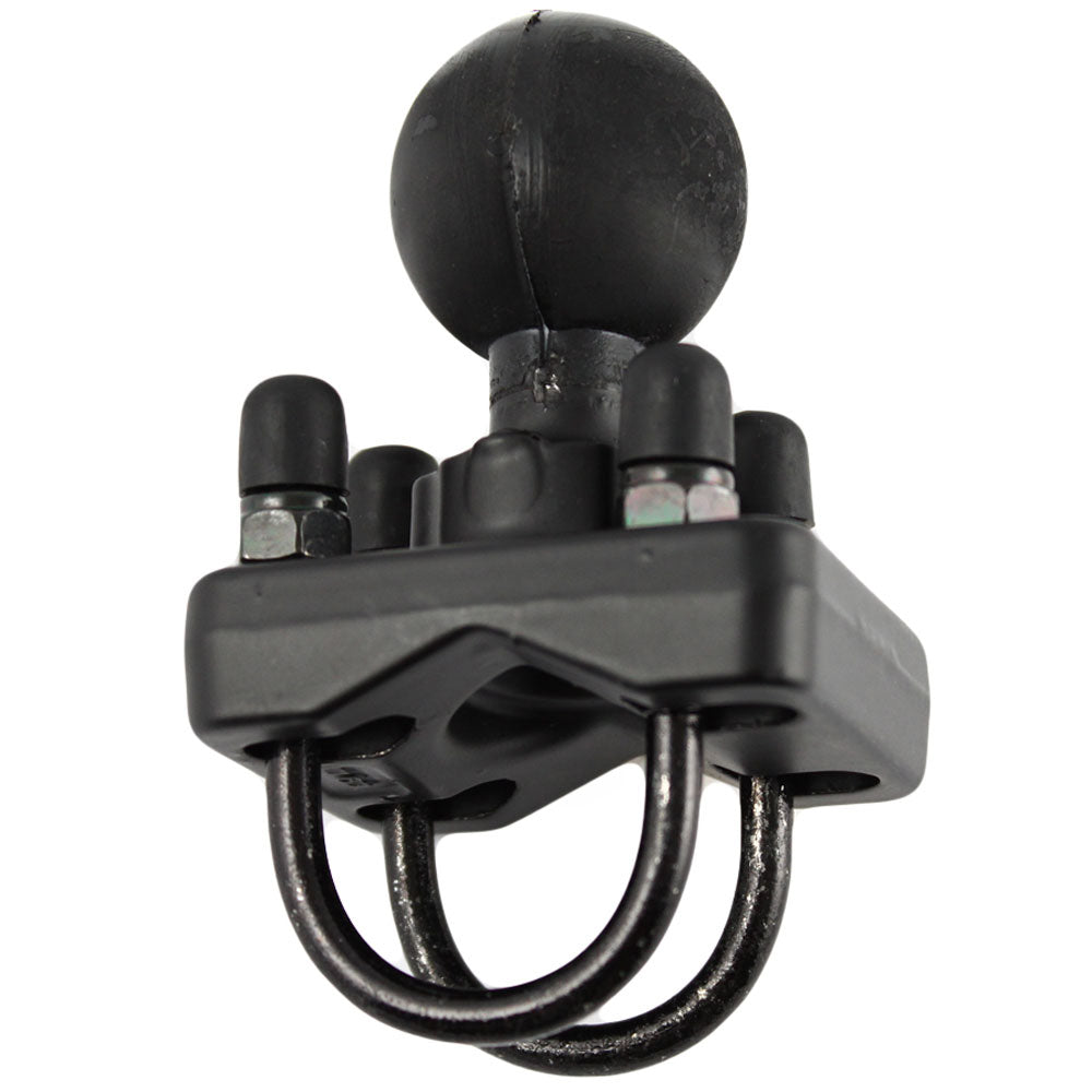 RAM Mount Stainless Steel Double UBolt Base w15 Ball fRails 1125 in Diameter RAM235U