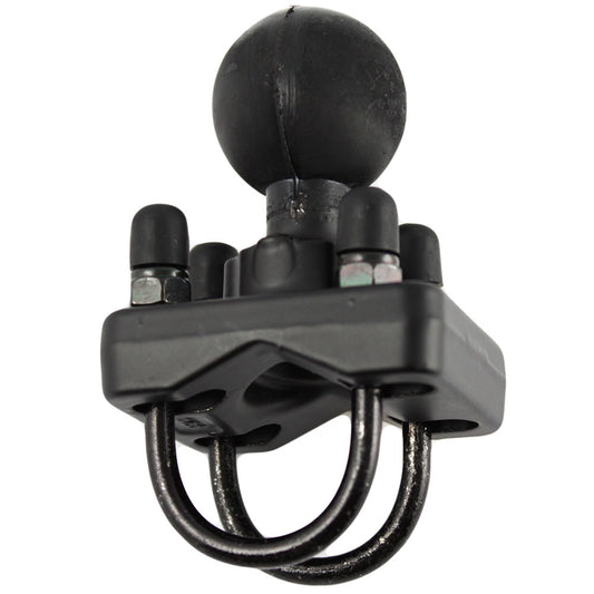 RAM Mount Stainless Steel Double UBolt Base w15 Ball fRails 1125 in Diameter RAM235U