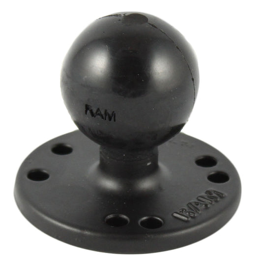 RAM Mount 25 Round Base w03118 Female Thread  15 Ball  AMPs Pattern RAM202UMT1