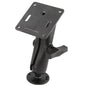 RAM Mount Double Socket Arm w25 Round Base  3625 Square Base RAM101U2461