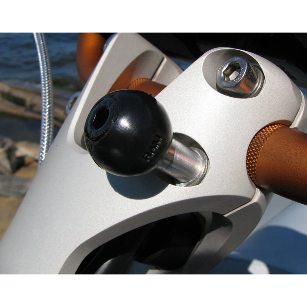 RAM Mount Motorcycle Handlebar Clamp Base wM8 Screws RAMB367U