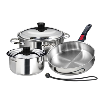 Magma 7 Piece Induction Cookware Set  Stainless Steel A10362IND