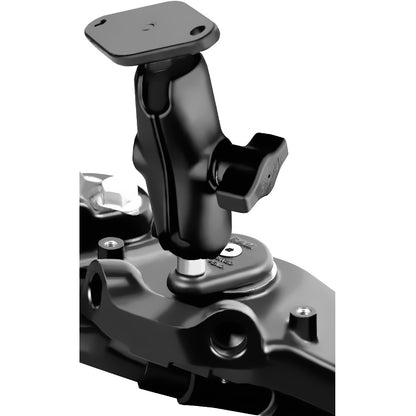 RAM Mount Fork Stem Motorcycle Base wDouble Socket Diamond RAMB176U