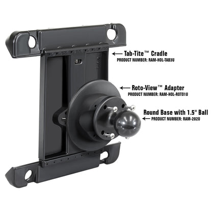 RAM Mount RotoView Adapter Plate RAMHOLROTO1U