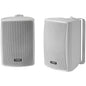 Fusion 4 Compact Marine Box Speakers  Pair White MSOS420