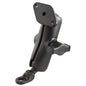 RAM Mount 9mm Angled Base wDouble Socket Arm  Diamond Adapter RAMB180U