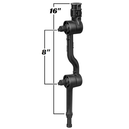 RAM Mount Adjustable AdaptaPost 16 Extension Arm RAP114APB3U