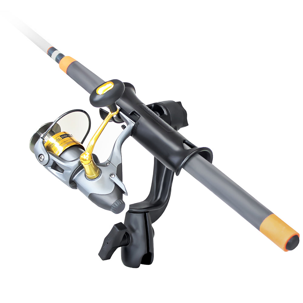 RAM Tube Jr Fishing Rod Holder with RAMROD Revolution RatchetSocket System Base NOT Included RAP390RBNBU
