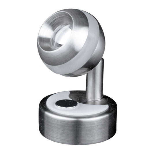 Lunasea Wall Mount LED Light wClear Ring  Touch Dimming  Warm WhiteBrushed Nickel Finish LLB33RW81OT