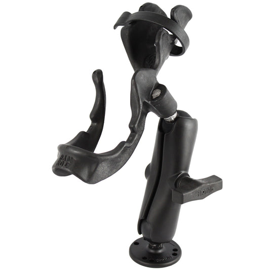 RAM Mount RAMROD 2000 Fishing Rod Holder wRAMROD Revolution RatchetSocket System and Round Flat Surface Base RAM117U