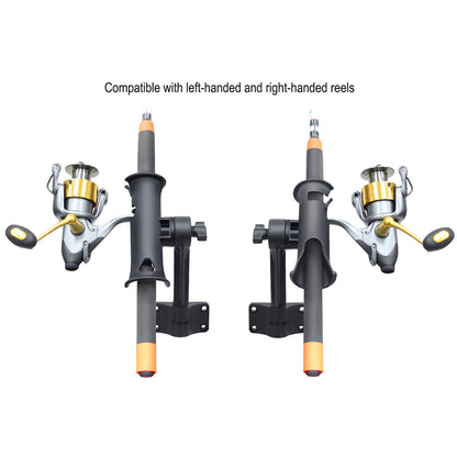 RAM Mount RAM Tube Jr Fishing Rod Holder wStandard 6 Length Post Spline  Bulkhead Mounting Base RAP390BU