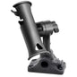 RAM Mount RAM Tube Jr Fishing Rod Holder Standard 4 Length Post Spline  Combo BulkheadFlat Surface Base wPlunger