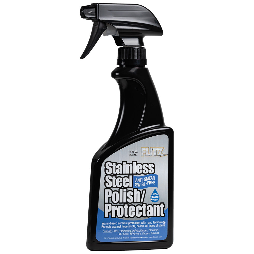 Flitz Stainless Steel PolishProtectant  16oz Spray SS 01306