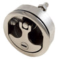 Whitecap Compression Handle  316 Stainless Steel  Locking  3 Outer Diameter S0236C