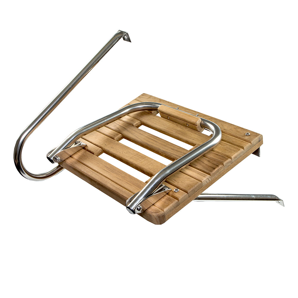 Whitecap Teak Swim Platform wLadder fOutboard Motors 60902