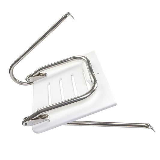 Whitecap White Poly Swim Platform wLadder fOutboard Motors 67902