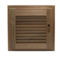 Whitecap Teak Louvered Door  Frame  Right Hand  15 x 15 60722