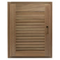 Whitecap Teak Louvered Door  Frame  Right Hand  15 x 20 60724