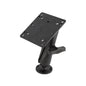 RAM Mount 475 Square Base VESA 75mm  100mm Hole Patterns wSurface Mount  15 Rubber Ball Size RAM101U246