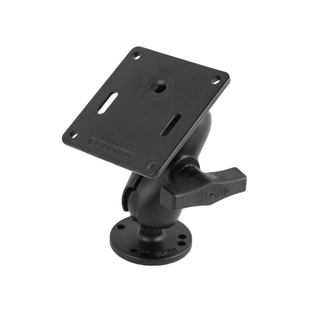 RAM Mount 3625 Vesa Plate w75 x 75mm Hole Pattern and Short Arm Surface Mount RAM101UB2461