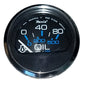 Faria Chesapeake Black 2 Oil Pressure Gauge 80 PSI 13702