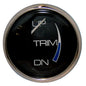 Faria Chesapeake Black 2 Trim Gauge Mercury  Mariner  Mercruiser  Volvo DP  Yamaha 01 and newer 13707