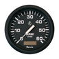 Faria Euro Black 4 Tachometer wHourmeter  6000 RPM Gas  Inboard 32832