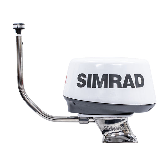 Seaview 5 Stainless Steel Power Mount 7 x 7 Base fGarminRaymarine 3G4G Radar PMA57LSS