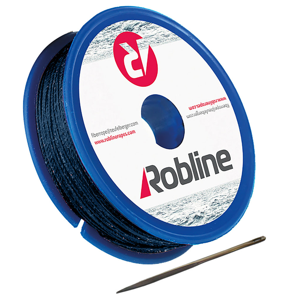 Robline Waxed Whipping Twine Kit  08mm x 40M  Dark Navy Blue TYKITBLU